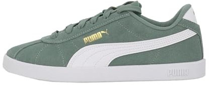 PUMA Club II JR Sneaker, Green Moon White, 39 EU