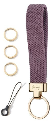 SENLLY Wristlet Lanyard, Stretchy Keychain Holder, Original Elastic Anti-Drop Design Keyring