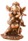 JISADER Reise in den Westen Statue Charakter Figur Tischplatte Dekor Miniatur Skulptur für Schrank, Schwein