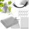 MorningRo 25 Pcs Fruit Protection Wire Mesh Bags 6x8 Inch Fruit Bags for Fruit Trees Netting Cover Bags with Clips and Ties Mesh Fruit Protectors for Tomato Apple Mango Berry Vegetable Plant Flower