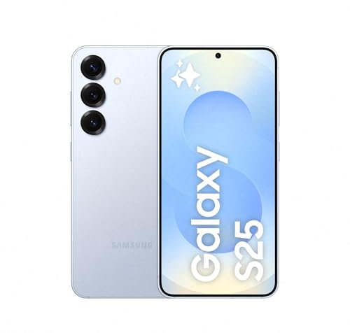 Samsung Galaxy S25 512GB Teléfono Móvil con IA, Galaxy AI, 12GB RAM, Cámara 50MP, Dual SIM, IP68, Garantía del Fabricante 3 Años + 1 Año Extra, Color Azul (Versión Española)