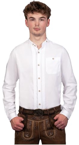 Edelnice Trachtenmode Trachten Herren Hemd Toni Gr. S-5XL