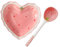 Générique Bol en céramique aux Fraises vibrantes cuillère ustensiles de Cuisine Kawaii Bol à Salade décoratif pour la Maison