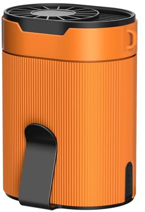 COZOME Mini ventilateur rechargeable avec batterie - Portable - Avec 4 vitesses de vent - 6600 tr/min - Pour la randonnée, le travail, le chantier