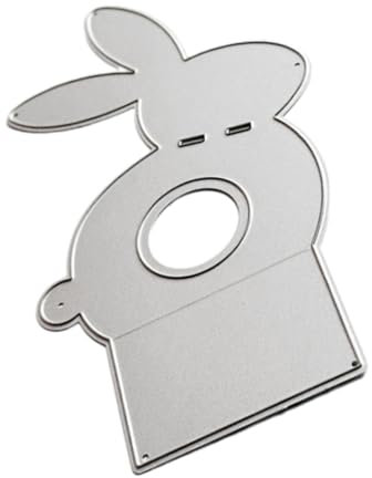 YAOGUI Stanzschablonen mit Osterhasen-Motiv, Prägeschablonen, Metall-Stanzformen für Scrapbooking, Karten, Scrapbooking, Dekoration