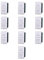10 MODULI PULSANTE DOPPIO SALISCENDI, BIANCO, COMPATIBILE CON VIMAR PLANA, PER TAPPARELLE AVVOLGIBILI, MODULI E FRUTTI 100% COMPATIBILI, MATERIALI DI ALTA QUALITA'