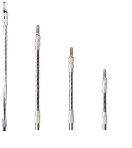 Flexible Bithalter-Verlängerung für Handbohrmaschine, 14 Sechskant-Ratschen-Schraubendreher-Zubehör (150 mm)
