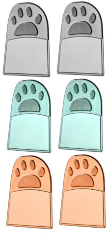 Yardenfun 6Pcs Toilet Seat Handle Lifter Durable Toilet Lid Lifters with Cute Design Convenient for Home Hotel and Dorm Use