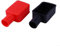 Car Battery Terminal Insulating Set of 2 Rubber Covers for Positive and Negative Terminals