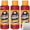 usy Bundle für Hela Ketchup Mayo Mische Curry 3er Pack (3x300ml Flasche) + usy Block