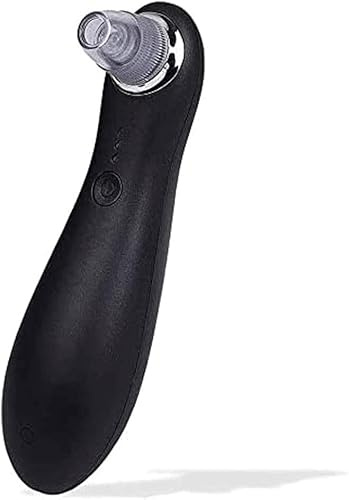SHRGOMPIT Visible Facial Pore Cleaner Pimple Sucker with HD Camera Acne Comedone Extractor Heads Electric Blackhead Remover Tools(Black)