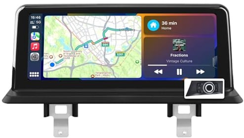 Junsun Android Autoradio 10.25 Zoll Touchscreen für BMW E81 E82 E87 E88 2005-2012 ohne Bildschirm Octa Core 4GB+64GB unterstützt das Originale Fahrzeugsystem Android Auto Carplay Bluetooth