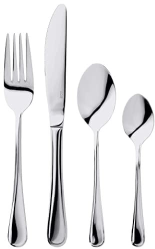 Judge Lincoln 24-Piece Stainless Steel Cutlery Set in Gift Box for 6 People, Dishwasher Safe - 25 Year Guarantee