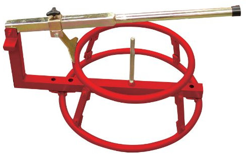 BIKETEK Portable Motorcycle Tyre Changer Bead Breaker Manual Workshop Home DIY Mechanic