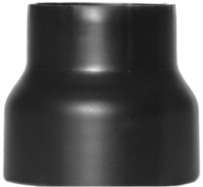 raik Rauchrohr Ofenrohr Reduzierung Innendurchmesser 160 mm Außendurchmesser 120 mm Stahl 2 mm Senotherm Schwarz für Kaminöfen Kamine Holzkessel Holzvergaser Made in EU