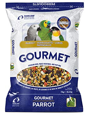 Hari Gourmet Bird Seed Mix, Complete Nutrition for Parrots, 2kg