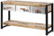 MASSIVMOEBEL24.DE vollmassiv Möbel Mango Holz Eisen Bedruckt Konsolentisch Industrial-Stil Massivholz Massivmöbel Factory #134