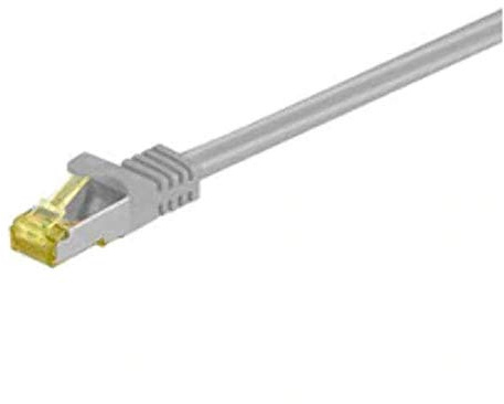 MicroConnect 3 m CAT7 S/FTP 3 m CAT7 S/FTP (STP) grau Netzwerk-Kabel – Netzwerk-Kabel (3 m, CAT7, S/FTP (STP), RJ-45, RJ-45, grau)
