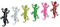 HAB & GUT Thermometer Gecko sort.