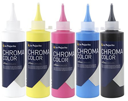 Set 5 Primarios Chroma Color La Pajarita Tonalidades Colores Primarios
