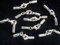 beadsvision 10 KARABINER für Bänder bis 2mm VERSCHLÜSSE mit Endkappen Farbe Silber Kettenverschluß Verschluss Verbinder für Halsketten Armband DIY #S067