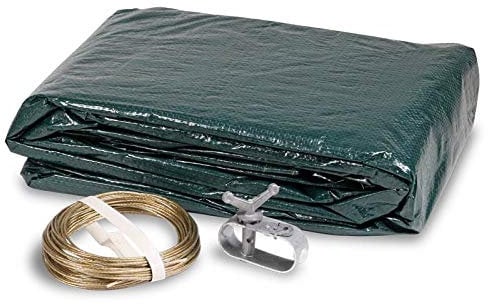 Unbekannt Poolplane/Winter-Abdeckplane für Rundpool/ 90 g/m² für Ø5,00m Rundpool