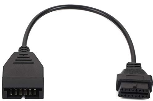 OBD1 Câble adaptateur pour scanner 12 broches vers OBDII 16 broches OBD1 12 broches vers OBD2 16 broches