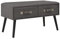 vidaXL Bank mit Schubladen Sitzbank Flurbank Truhenbank Polsterbank Sitzhocker Sitztruhe Aufbewahrungsbox Couchtisch Nachttisch 80cm Grau Kunstleder