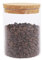ORNAMI Airtight Glass Pantry Storage Canister Jar with Cork Stopper Lid | BPA-Free, Clear Kitchen Storage Jar (1, 0.8L)