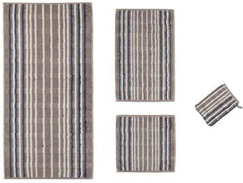 Cawö Handtücher Noblesse Lines 1082 Graphit - 77