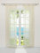ESLIR Schiebegardinen Voile Flächenvorhänge Set 2er Gardinen mit Schlaufen Schiebevorhang Transparent Vorhang Uni Sand BxH 57x225cm 2 Stück