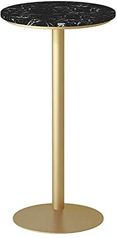 YUDE 75 cm (29,5) hohe Marmorbartheke, Hochtemperatur-Einbrennlackierung, einfach zu montieren, geeignet für Wohnzimmer, Schlafzimmer und Balkon