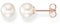 Thomas Sabo Damen Ohrstecker in der Farbe Roségold aus 925 Sterlingsilber mit 750 Roségold Veredelung mit Süßwasserperle und Zirkonia, Größe: 7x7mm, H1430-428-14