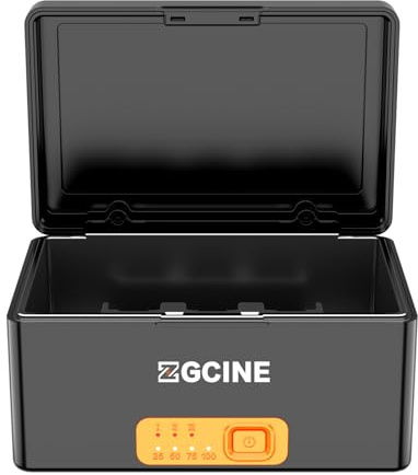 burko PS-R30pro Koffer für kabelloses Mikrofon Box mit 3 Steckplätzen Integrierter Akku mit großer Kapazität USB-C PD Schnellgerät Ersatz für RODE Wireless GO I/GO II Mikrofon*