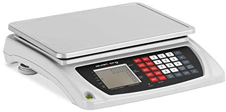 Steinberg Systems SBS-ZW-5001 Zählwaage 50 kg / 6 g Inventurwaage Inventur-Waage Stückzählwaage