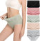 HAVVIS Unterhosen Damen Stretch Baumwolle Hohe Taille Slips Weich Atmungsaktiv Bequeme Unterwäsche Mehrpack (M, B03-5er Pack - Mehrfarbig)
