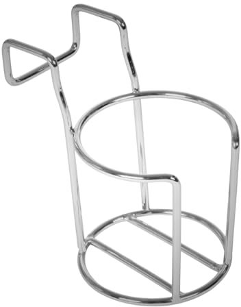 Marineo Strandkorb Getränkehalter Flaschenhalter Becherhalter Halter für Strandkörbe - für Gläser, Becher, Tassen, Flaschen - rostfreier Edelstahl, 1 Stück