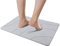 E-RFSEY Diatomite Stone Bath Mat, tappetino da bagno in pietra, antiscivolo, super assorbente, ad asciugatura rapida, naturale, facile da pulire (Grigio Chiaro)