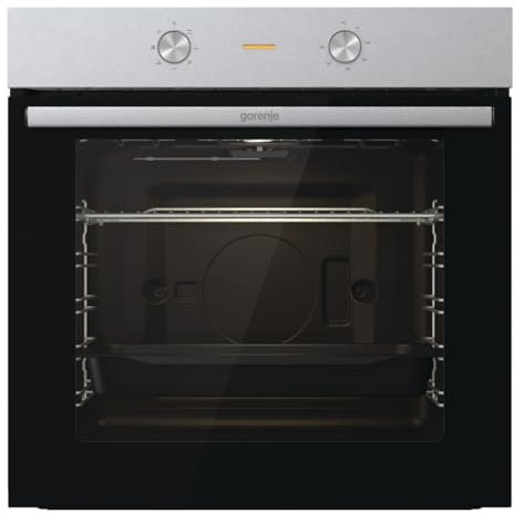 Gorenje BO6712E02XK - Forno elettrico da incasso con grill, 84 litri, 60 cm, multifunzione, in acciaio inox