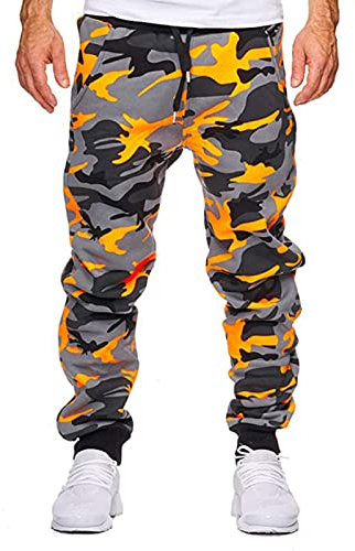 Pantalon Cargo Homme, Jogging Homme Pantalon De Travail Baggy Surplus Militaire Treillis Pantalon Jogging Homme Jean Cargo Travail Couvreur Treillis Militaire Quamis Jeans Femme (A003,M)