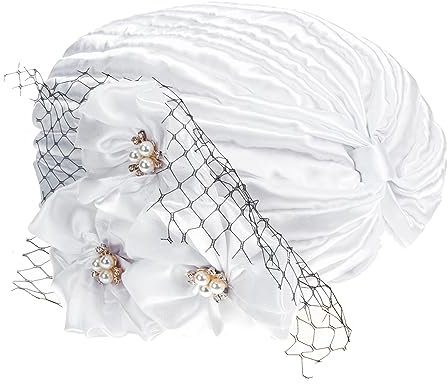 SHERCHPRY Gemütlicher Und Stilvoller Turbanhut Aus Satin Leicht Und Einfach Zu Verstauen Für Aktivitäten Im Freien Und Drinnen