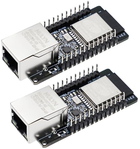 APKLVSR ESP Modul, WT32-ETH01 Embedded Serial Port Networking Bluetooth + WiFi Combo Gateway MCU Modul ESP Drahtlos Modul