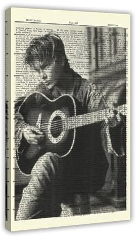 NWGACS River Phoenix Wörterbuch, Vintage-Kunst, Leinwand-Poster, Schlafzimmer-Dekor, Sportlandschaft, Büro, Raumdekoration, Geschenk, Rahmen-Stil, 40 x 60 cm