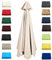 Rechange Toile De Parasol De Jardin 6/8 Baleines Auvent De Remplacement Pour Parasol Tissu De Rechange Pour Parapluie 2.0M/2.7M/3.0M, Housse De Rechange En Tissu Pour Parasol De Terrasse(Color:White,S