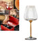 HFLWYWD Decanter per Vino Rotante Con Cristalli, Calici Creativi, Bicchiere di Cristallo per Vino Rosso o Bianco Con Tazza Rimovibile - Idea Regalo per Natale e Halloween