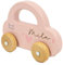 Holz Spielzeug Auto Rosa -Personalisiertes Holzspielzeugauto | Mit Gravur des Namens | Nachhaltiges Geschenk für Kinder | Spielzeugauto mit Name | Geschenk zur Geburt