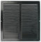 Amig - Griglia Quadrata in Alluminio con Zanzariera | Griglie di Ventilazione per Uscita d'Aria | Ideale per Soffitto di Cucina e Bagno | Dimensioni 300 x 300 mm | Colore Nero
