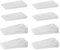 8pcs Plastic Clear Furniture Levellers, 2 Height Available Non-Slip Door Wedge, Reusable Door Stoppers Have Extreme Weight Capacity for Fixing Door Stops Wobbly Uneven Floors & Furniture(Transparent)