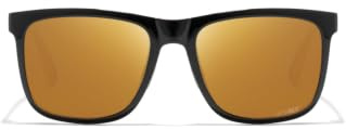 D.Franklin Uni-Sonnenbrille mit UV-Schutzgläsern, polarisiert, Schwarz 85, EU