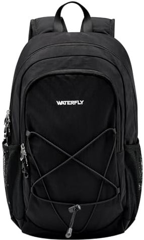 Waterfly Lightweight Small Hiking Backpack: 20L Sport Rucksack with Chest Strap Outdoor Daypack for Travel Walking Camping Cycling School Women Men Teenagers